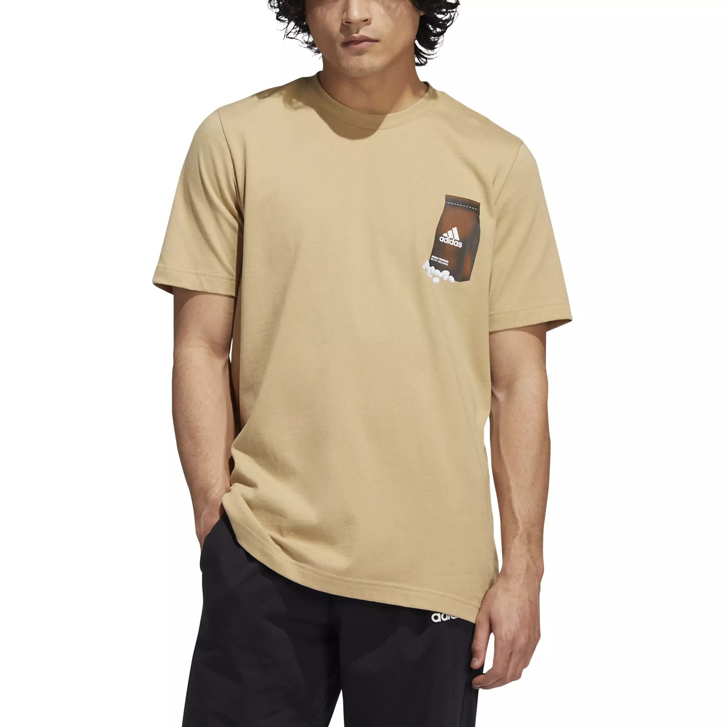 Tan adidas hot sale shirt